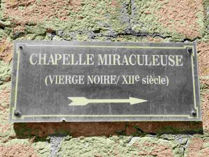 Rocomadour 17 - signage to the Miracle chapel