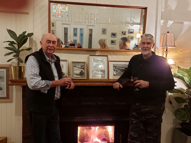 National Park Hotel - Fireplace - Port - two old 72 year olds !