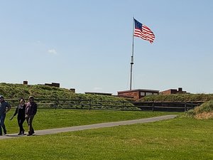 Fort McHenry 2 - Old Glory flying high - with just 15 stars