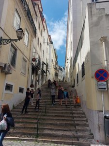 Lisbon Cityscapes 9 - Stairs and hillsides everywhere