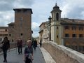 Rome 17 - Streetscape 7 - On the bridge to Isola Tiber