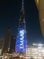 Dubai 11 - Burj Khalifa lit up