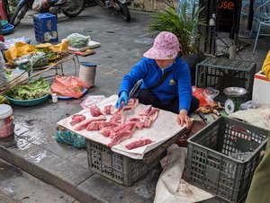 217 - Hoi Anh markets 5 - fresh meat