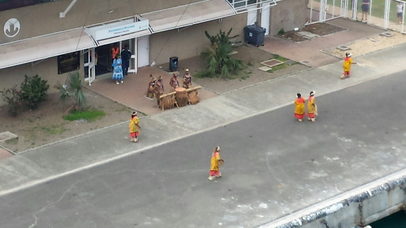 The welcoming party in Noumea