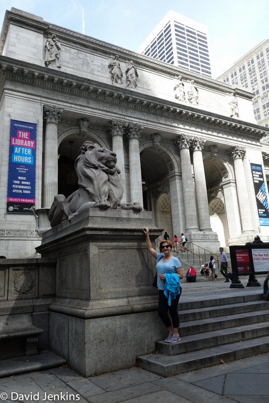 At the New York City Library