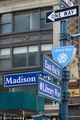 Library Way intersects with Madison Avenue