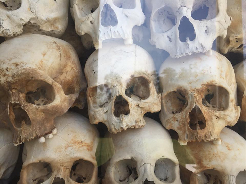 Tower of Skulls at The Killing Fields