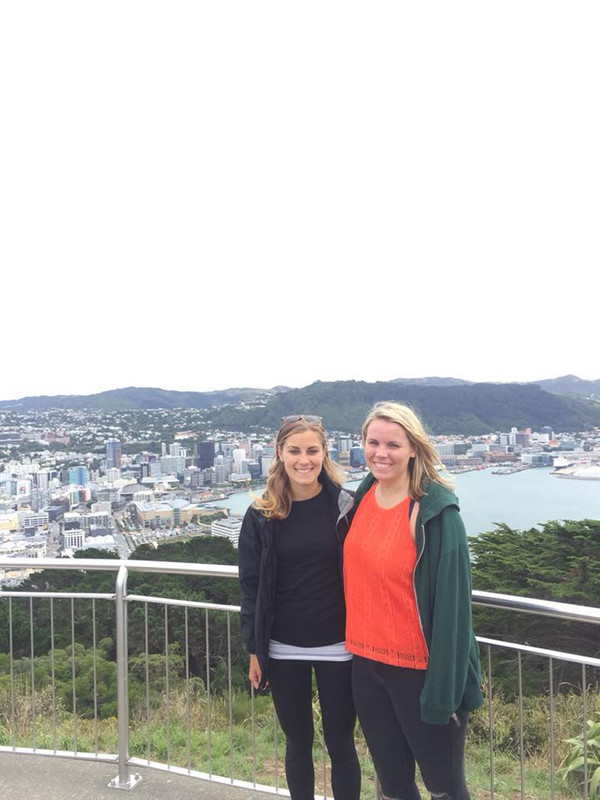 Julia and Kat in Wellington