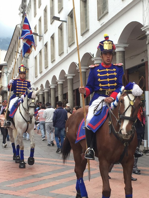 Changing of the guard in Quito
