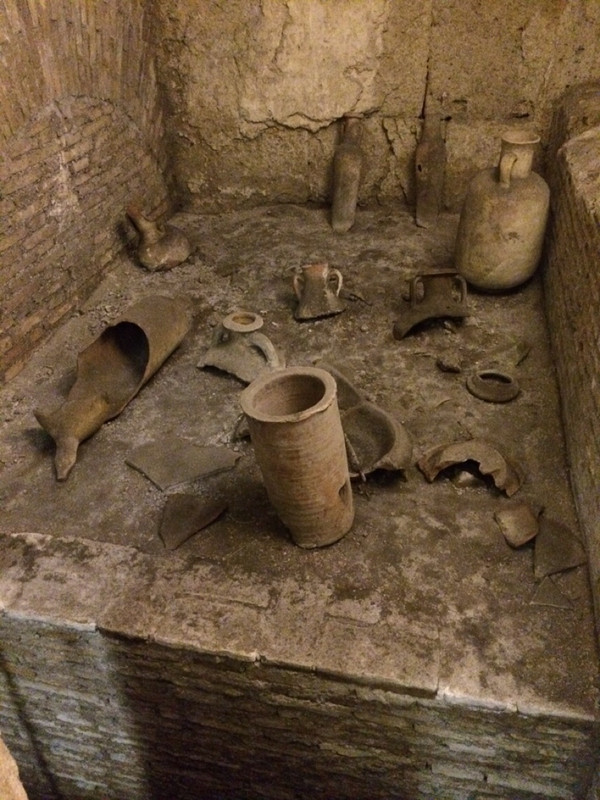 Amphora shards from Cecelia&#39;s basement