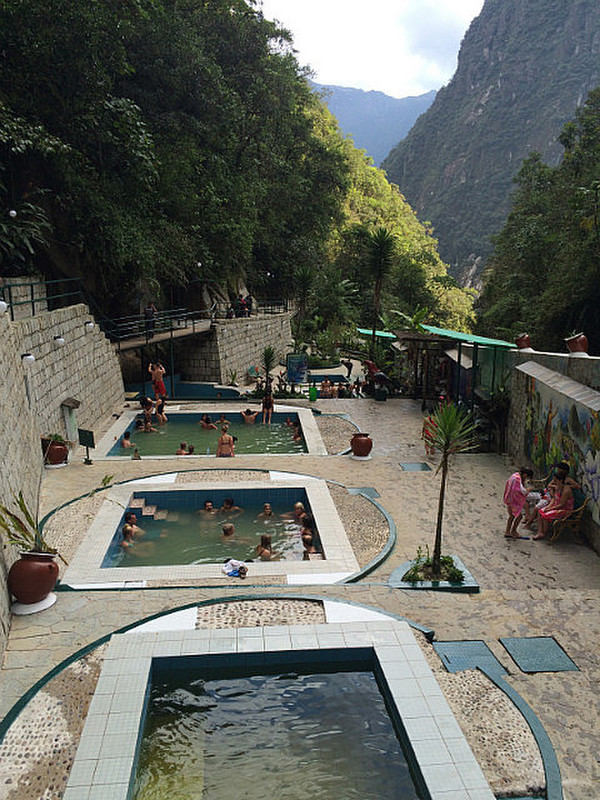 The baths at Aguas Calientes