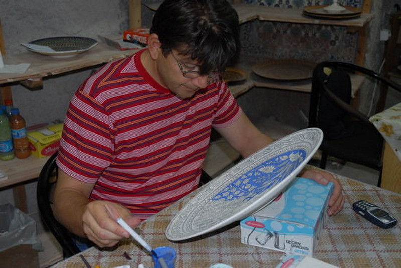 Pottery artist
