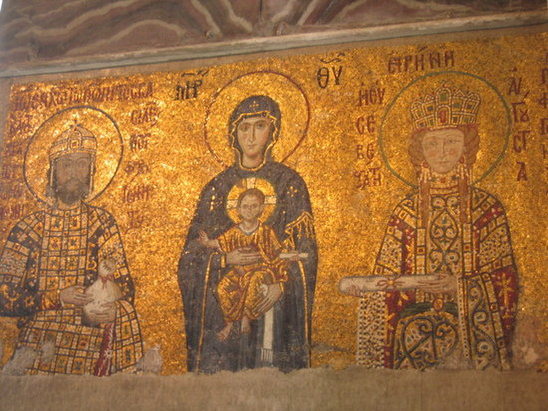 Mosaic at Hagia Sophia