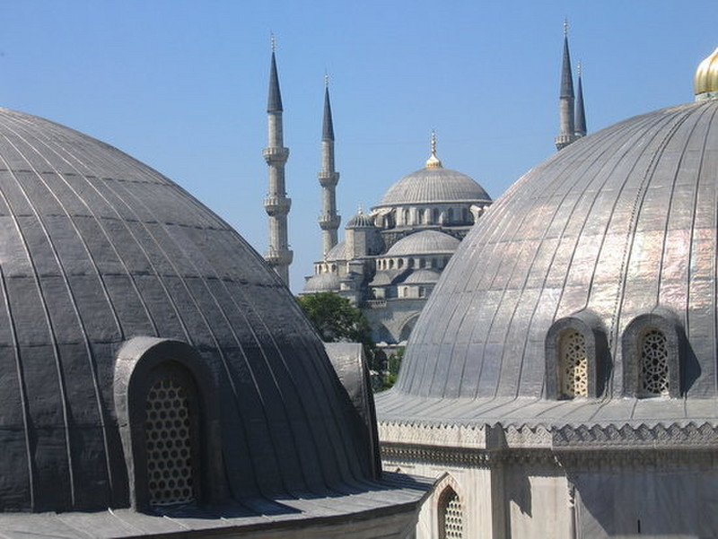 Window scene from Hagia Sophia