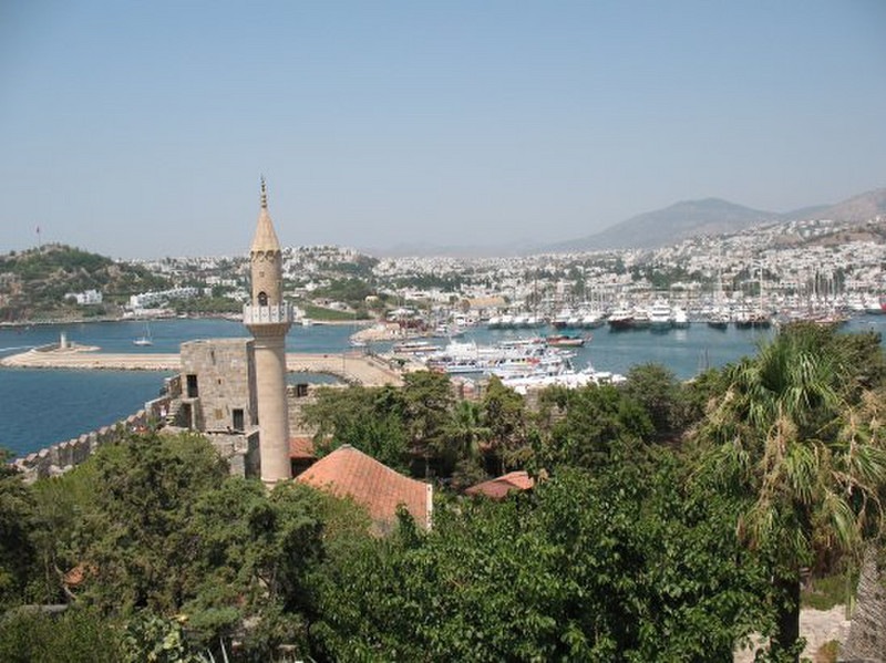 View from St. Peter&#39;s Castle, Bodrum, Turkey