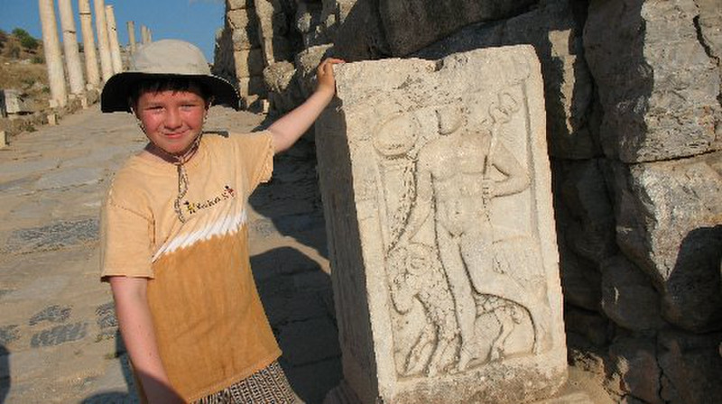 Josh finds Hermes at Ephesus