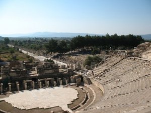 From the top of the stadium- Ephesus