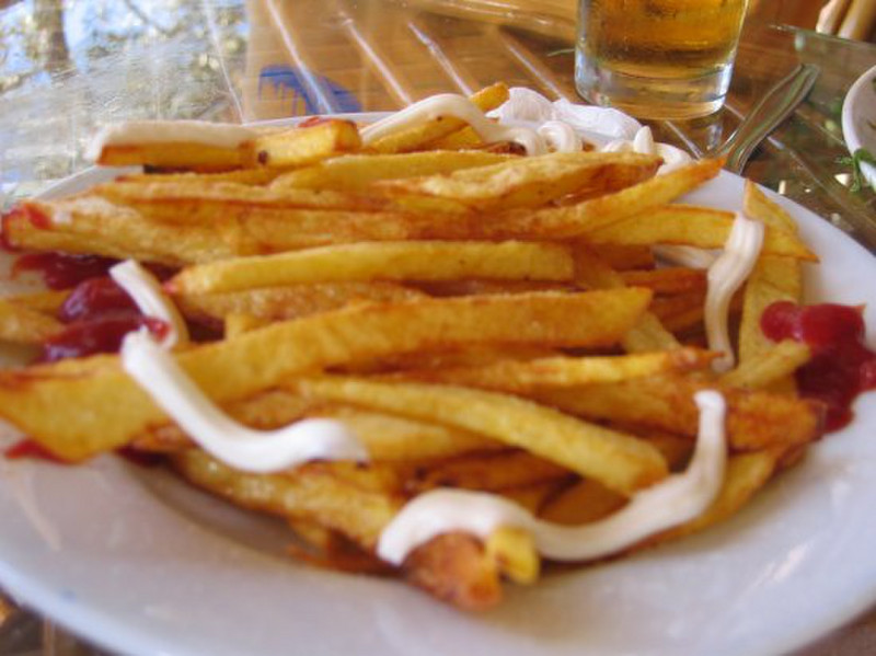 Great fries by Lake Bafa