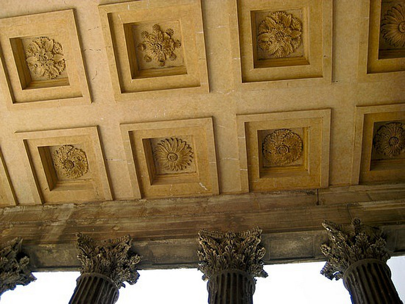 Ceiling of temple in Nimes