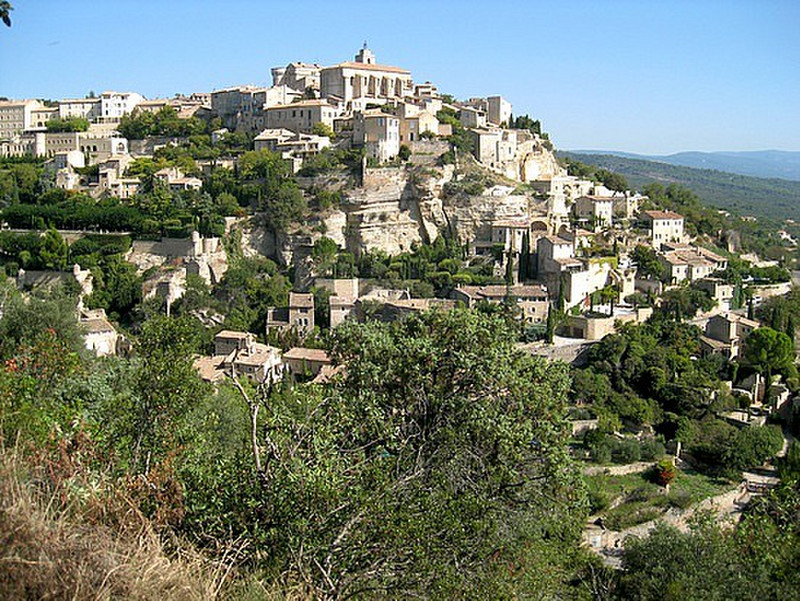 View of Gordes from the road