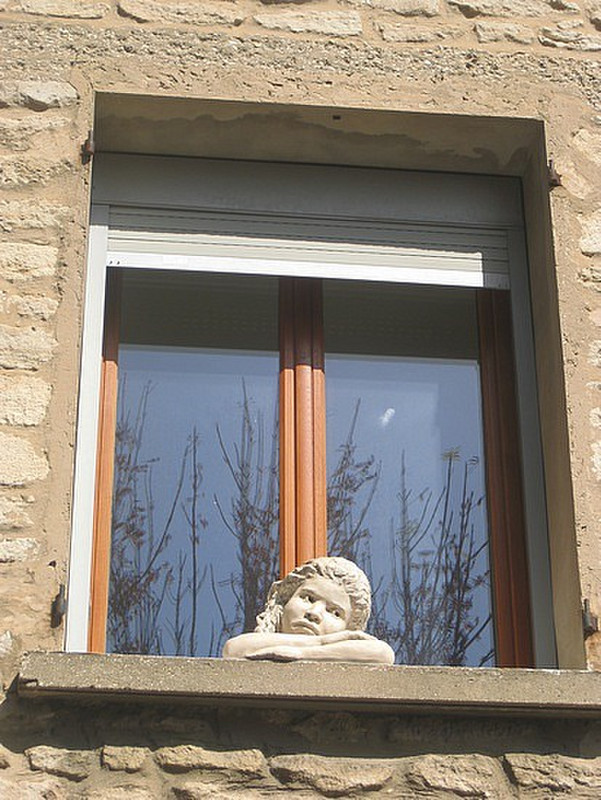 Girl in a window