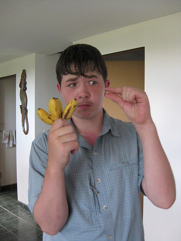 Josh and little bananas