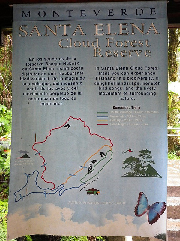 Map of Santa Elena