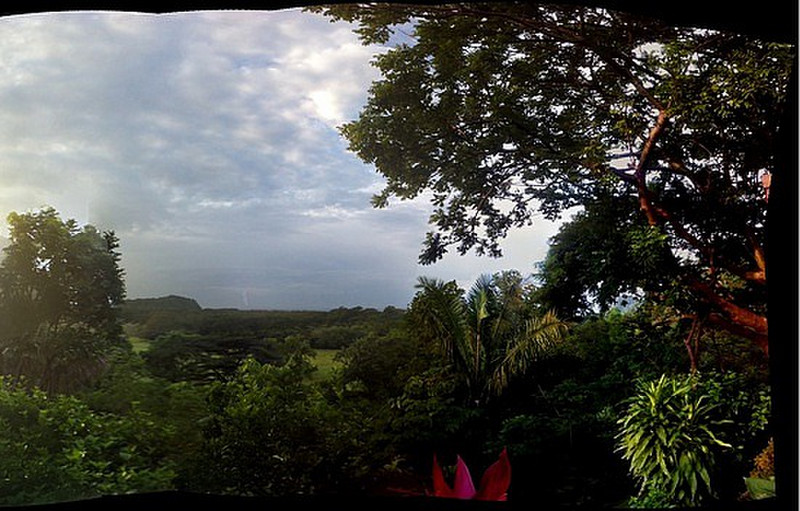 Panorama from porch