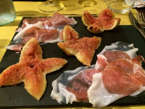 Figs and prosciutto 