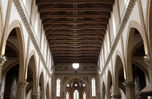 One of the lines I loved from &quot;Room with a View&quot; has a tour guide telling his group that Santa Croce was &quot;built by faith.&quot; Denholm Elliot&#39;s character turns to Lucy and says, &quot;Built by faith--that simply means the workers weren