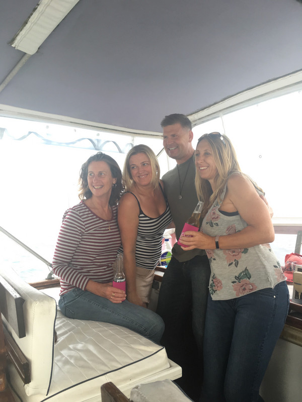 Friends on the boat!