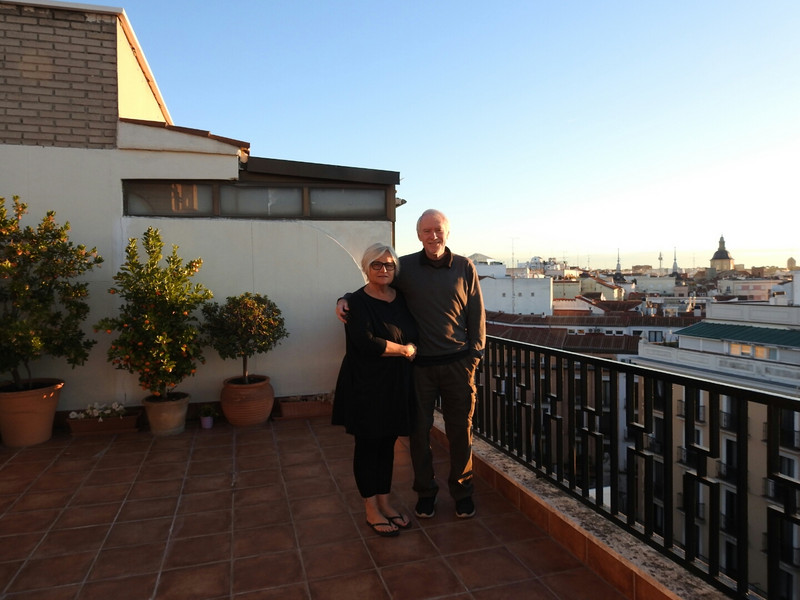 Happy couple in Spain