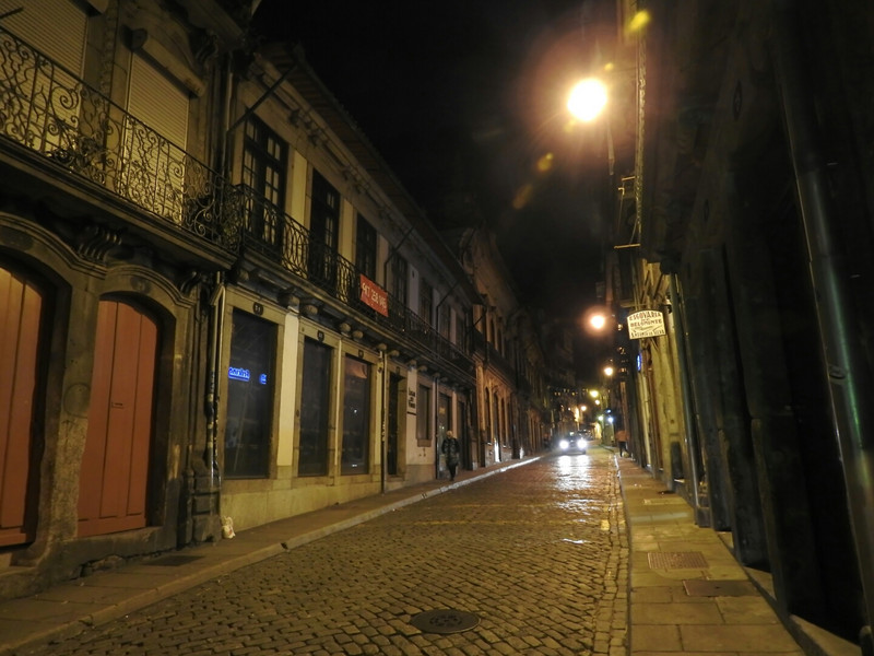 Our street at night