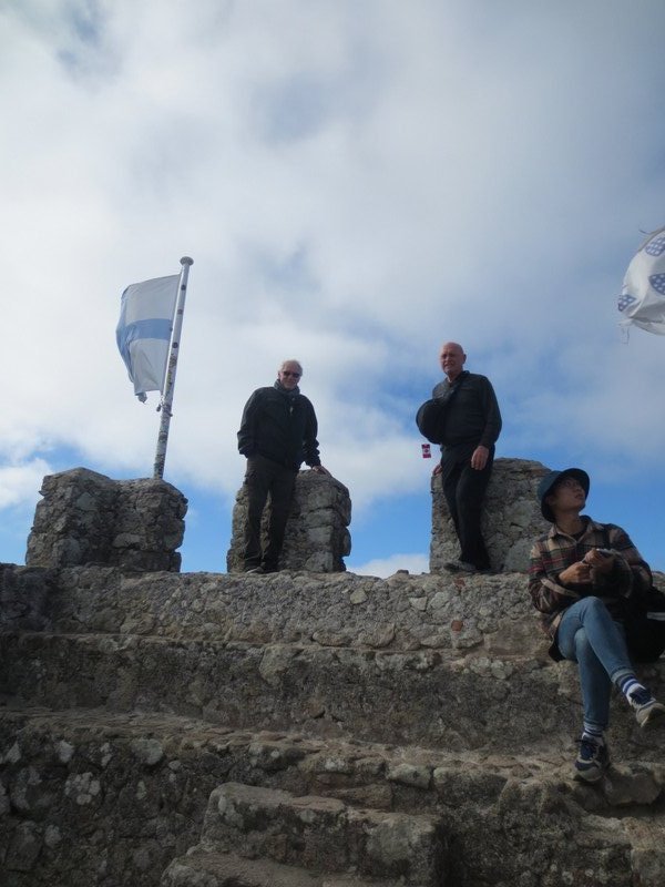 Darryl and Barry atop the ramparts