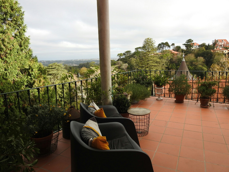 Our terrace level...third from the top...all with beautiful plants and views