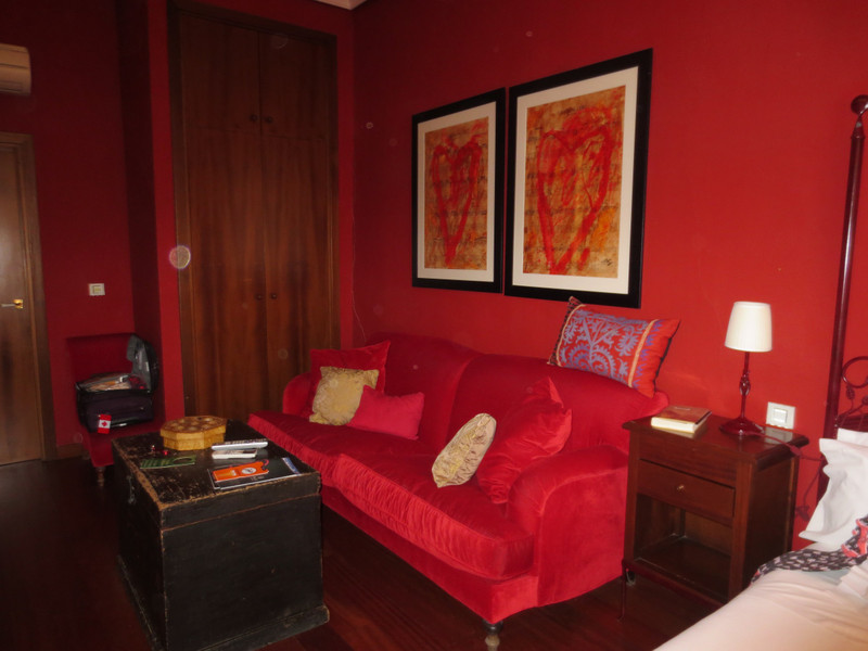 Lynda and Barry's "red room"