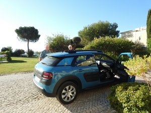 Loading up the Citroen for the drive to Seville
