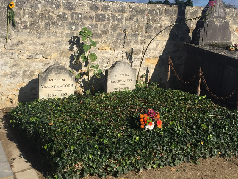 Vincent van Gogh and his brother Theo's resting place