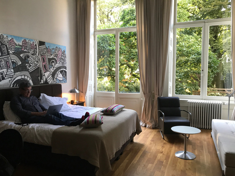 Our bedroom in Amsterdam