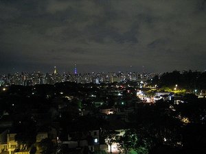 Sao Paulo Night Skyline From Sky Bar ...