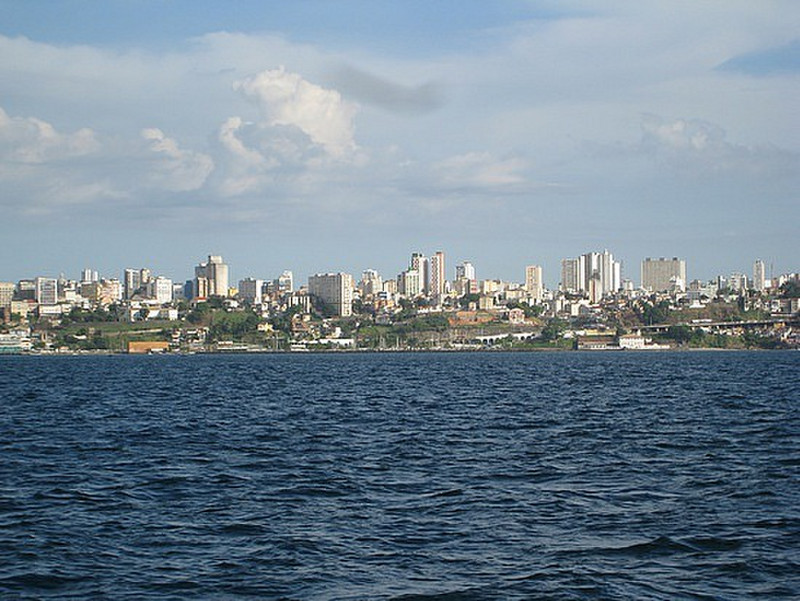 View of Salvador From the Ferry to Itaparica
