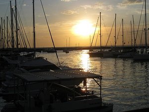 Sunset at Salvador&#39;s Harbour