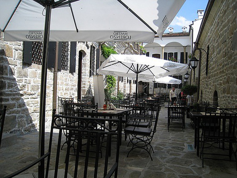 Courtyard of the Hadji Nikoli Inn For a Break