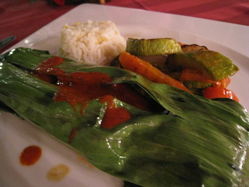Grilled Fish, Wrapped in a Banana Leaf ...