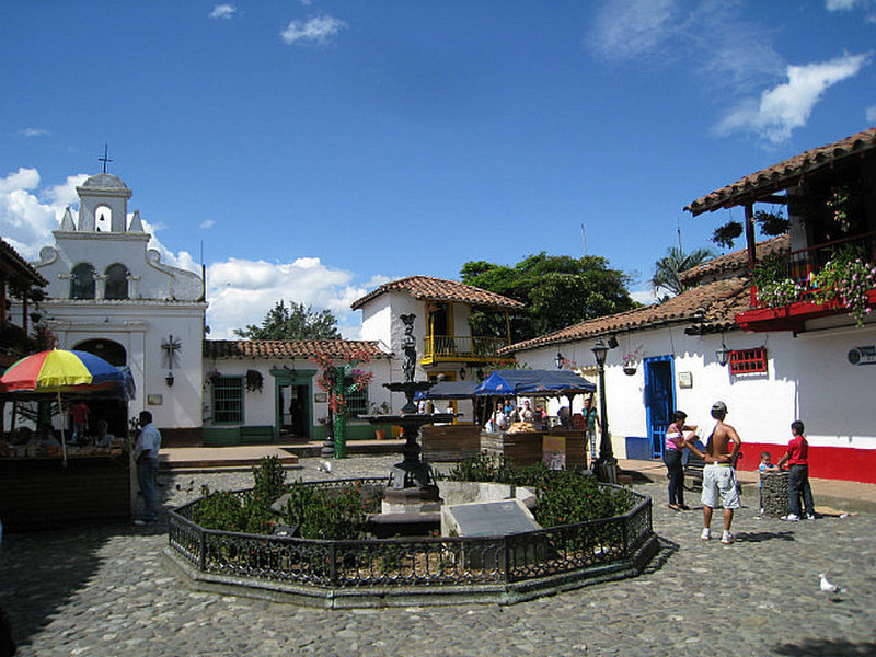 Replica of a Typical Colonial Town of the Area 