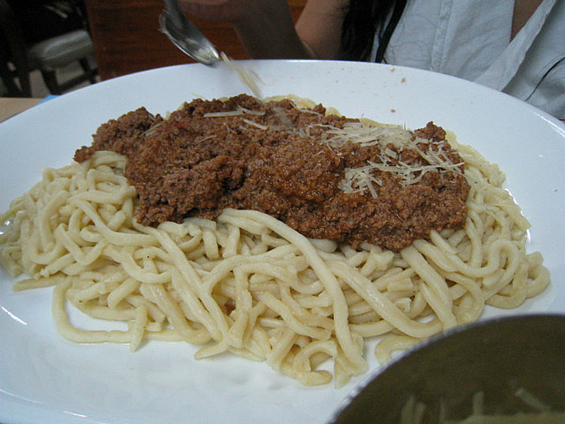 Spaghetti Bolognese ...