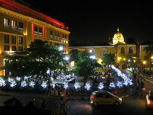 Plaza Santa Teresa by Night