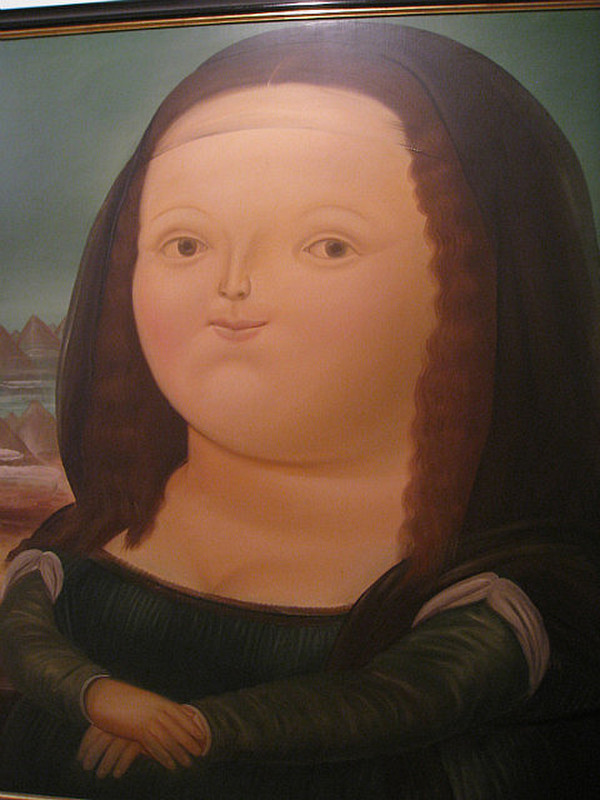 Mona Lisa, After Eating Too Much Gelato ...
