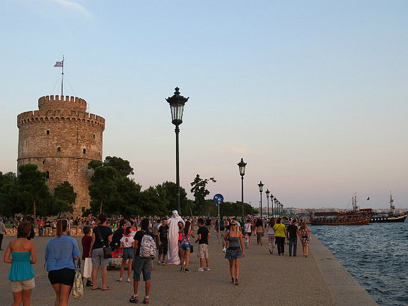 The Evening Promenade Alongside the White Tower