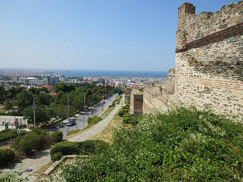 City Walls, High Above in Ano Poli